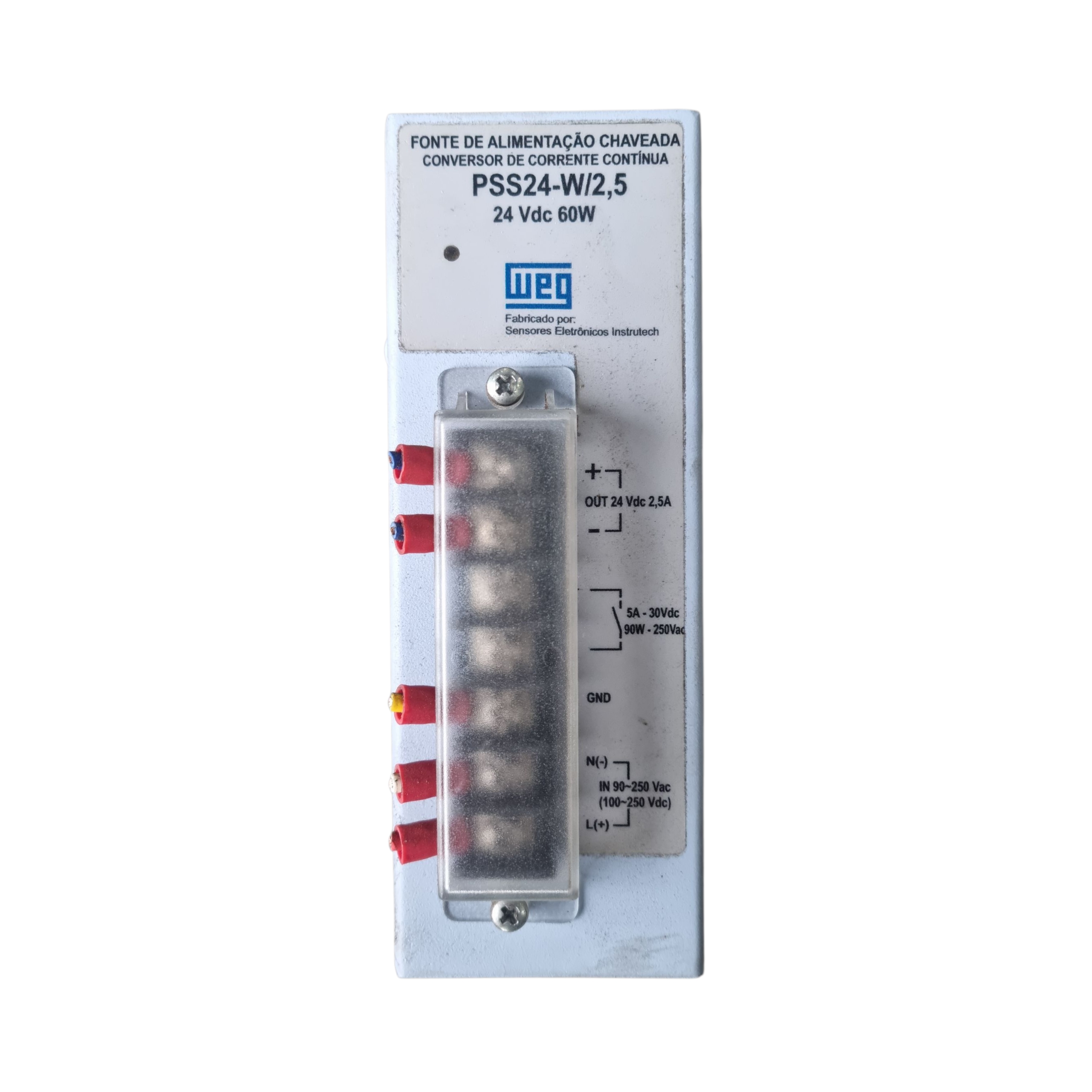 Fonte De Alimentação Chaveada Pss24-w/2,5 (24vdc 60w)